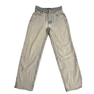 Abercrombie & Fitch Jeans Women 4L/27 Blue Mom High Rise Stretch Denim